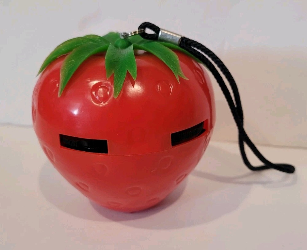 Vintage 1970’s Computron Strawberry Tunes Novelty AM Radio Made In Hong Kong