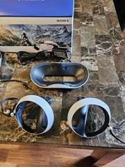 PS5 VR2 Bundle With Sense Controllers Charging Stand No Game Included Works Good