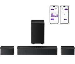 5.1 Sound Bar, 410W Dolby Atmos Surround Sound System for TV, 3D Sound Bars f…