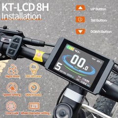 Ebike KT Controller 36V/48V 30A 35A 50A + LCD Display Kit for 1000W-3000W Motor