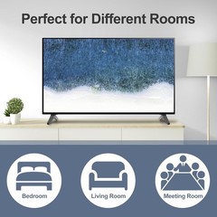 Elegant Replacement TV Legs for LG 49-55 Inch Models | Durable ABS with Screws
