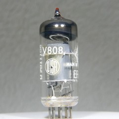 Telefunken EF804 O-Getter Silver Plate Painted Tip Diamond Mark on Bottom Strong