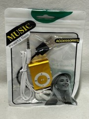 Mini USB Clip Sport MP3 Player Walkman Up To 32GB Micro SD Memory Card – Gold