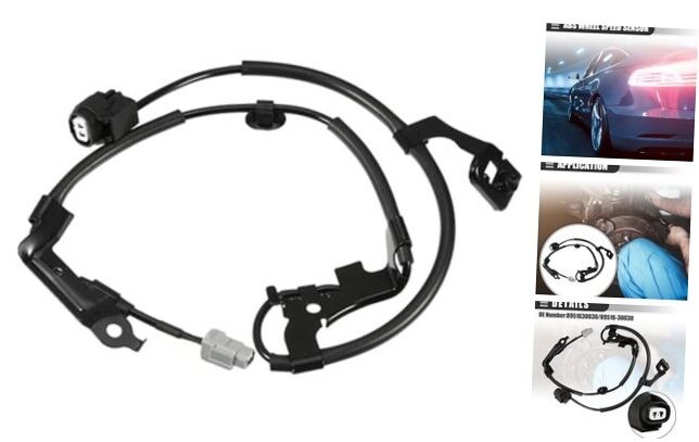 Front Left ABS Sensor Wheel Speed Sensor, for Lexus IS 350 2006-2013, Metal,