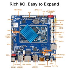 Liontron Android Linux industrial motherboard Rockchip RK3399 Hexa core VBO 4K