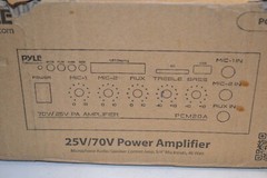 GENUINE PYLE PCM20A 25V/70V Power Amplifier