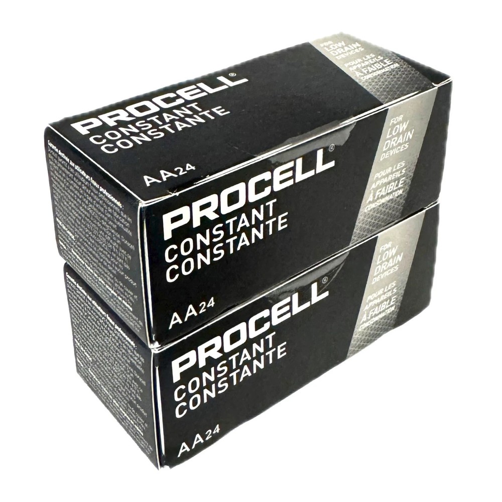 Duracell Procell AA Batteries – 24 Count X 2 – 48 Total (PC1500) Expire 3-2035