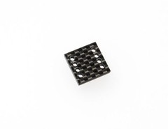 Universal Headshell / Cartridge Isolation / Spacer Real Carbon f. ex. SME EMT