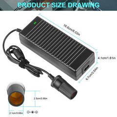AC To DC 110V To 12V 5A/10A Car Cigarette Lighter Socket Converter Power Adapter