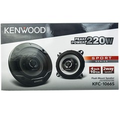 Kenwood KFC-1066S 220 W Max 4″ 2-Way 4 Ohms Stereo Car Audio Coaxial Speakers
