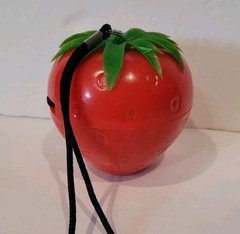 Vintage 1970’s Computron Strawberry Tunes Novelty AM Radio Made In Hong Kong