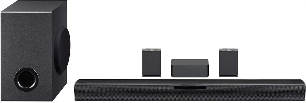 LG 4.1 ch Soundbar with Wireless Subwoofer and Rear Speakers