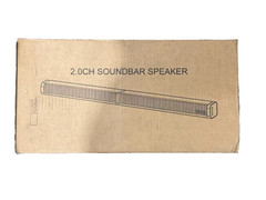 Yizlet 2.0 Ch Soundbar Speaker for TV Gaming Remote, Optical, AUX, USB Included