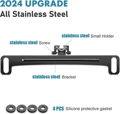 Durable Stainless Steel Backup Camera Mount for Universal License Plates
