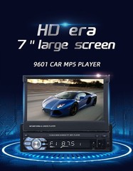 Single 1 Din 7″ Flip Out Car Stereo FM BT Radio with Apple Carplay/Android Radio