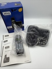 Ativa A241 2.4GHz Cordless Phone Answering System NO BATTERY UNTESTED Read!!