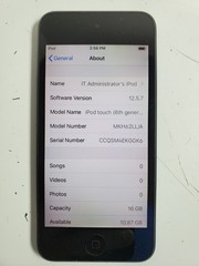 Apple iPod Touch A1574 6th Generation Black (16GB) – Read Full Description