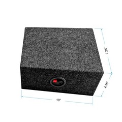 SDX 6.5″ Wedge Speaker Enclosure w. Internally Pre-Wired Fast-On Terminal(Pair)