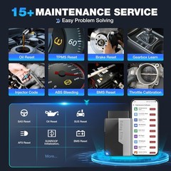 KINGBOLEN OBD2 Scanner Bluetooth Bidirectional Full System iOS Android Gift