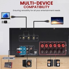 Pyle Hi-Fi Wireless BT Home Theater Receiver – 5.2 Channel, 1000W MAX