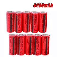 UltraFire 26650 Battery 3.7V Flat Top Rechargeable Batteries Li-ion Cell USA