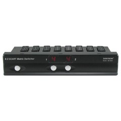 4×2 SCART MATRIX ROUTING SWITCHER Selector Switch w/ AUDIO NEW