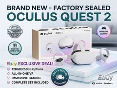 Oculus Quest 2 Standalone VR Headset 128GB White with Controllers