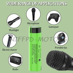 18650 Battery for 1/2/4/6 Pack 3.7 Volt 18650 Rechargeable 3000mAh