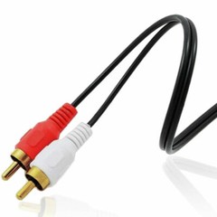 5ft 3.5mm Audio AUX 1/8″Stereo to 2 RCA Male Y Cable Adapter Cord MP3 iPod Phone