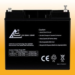 12V 20Ah SLA Internal Thread Replacement Battery for DSR12-22A-3