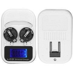 1PCS 3.6V LCD Button Battery Charger US Plug For LIR2016 LIR2025 LIR2032 K