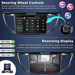 Android 15 Apple Carplay For Honda CRV CR-V 2012-2016 Car Stereo Radio Navi WIFI