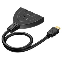 3 Port HDMI Splitter Cable 1080P Switch Switcher HUB Adapter for HDTV PS4 USA