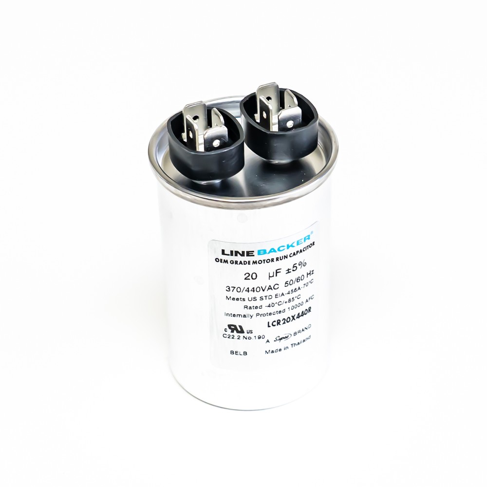 Supco Capacitor Round Run 20 uf mfd 370/440 Volts for HVAC Motors
