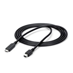 StarTech.com 6 ft. (1.8 m) USB-C to Mini DisplayPort Cable – 4K 60Hz – Black