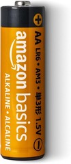 Amazon Basics 96-Pack AA Alkaline High-Performance Batteries, 1.5 Volt, 10-Year