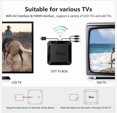 X96Q H313 Quad Core 2+16GB Android 10 4K TV BOX 2.4G WIFI HDMI Media Player 2022