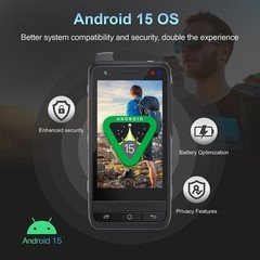 ANYSECU W400 4G Network Radio Android 15 Zello Real-ptt F400 Smartphone NFC WIFI
