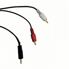 3.5mm Male to 2 RCA Male Adapter Speaker AUX adapter Cable Y-Splitter Cord