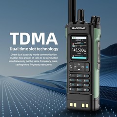 BAOFENG DM-32 GPS Walkie Talkie Long Range 10W Multi Band DMR Digital Radio