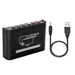RCA Component Video Ypbpr+Digital/Analog Coaxial Audio to HDMI Converter Adapter