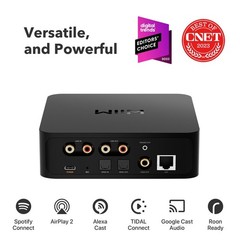 Pro AirPlay 2 Receiver, Google Cast Audio, WiFi Multiroom Streamer, Compatible