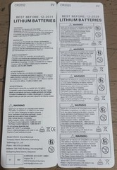 FREE SHIPPING CR2032 Lithium 3v Battery Ex. 12/2030