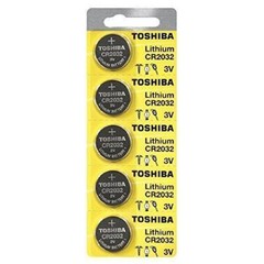 5 x New Original Toshiba CR2032 CR 2032 3V LITHIUM BATTERY BR2032 DL2032-EX2030