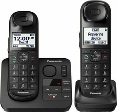 Panasonic KX-TGL432B Cordless Phone w/ Answering Machine- 2 Handsets