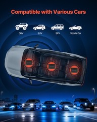 VEVOR Car Audio Amplifier Car Amplifier 4-Channel Class D Max. 4x120W at 4 Ohms