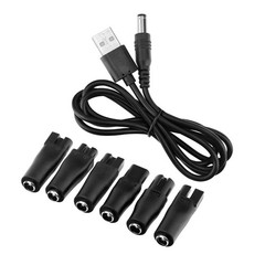 7 PCS Power Cord 5V USB Adapter For Philips Norelco 7000 7100 7200 7300 7400