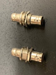Lot of 2 BNC Bulkhead Adapter Female to Female Coupler Panel Mount ,50 Ohm