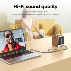 USB to RCA Audio Cable, USB 2.0 Male to 2 RCA Male Stereo Audio Cable
