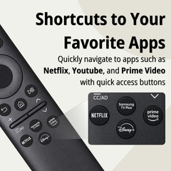 Samsung Smart TV Voice Remote for 2021-2025 Crystal UHD, OLED, QLED, & more